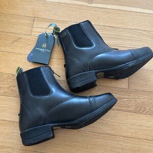 Moretta paddock boots - size 8 - NWT - black